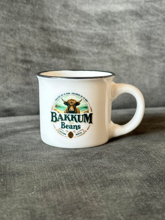 Vintage Bakkum Beans Espresso Mok